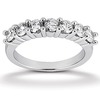 0.70 ct. Seven Stone Round Cut Diamond Wedding Band