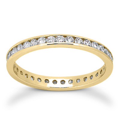 Classic Channel Diamond Eternity Wedding Band (0.64 ct. tw.) - view 3