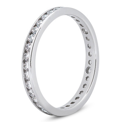 Classic Channel Diamond Eternity Wedding Band (0.66 ct. tw.) thumbnail 2