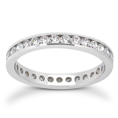 0.81 ct. Channel Set Diamond Eternity Wedding Band