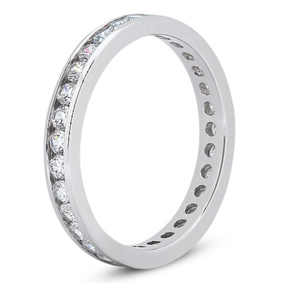 0.93 ct. Diamond Eternity Wedding Band 2 - view 2