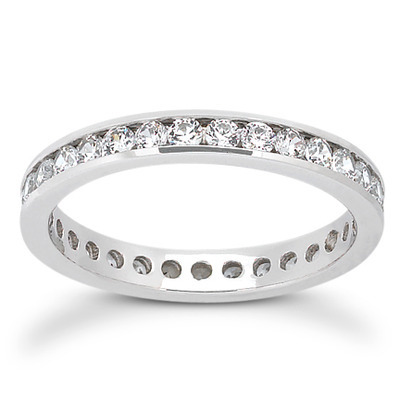 0.96 ct. Diamond Eternity Wedding Band 3