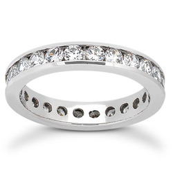 1.15 ct. Diamond Eternity Wedding Band thumbnail 1