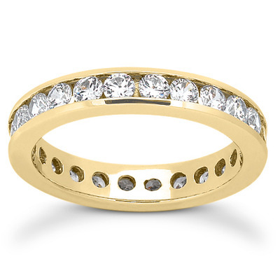 1.15 ct. Diamond Eternity Wedding Band 1 thumbnail 3
