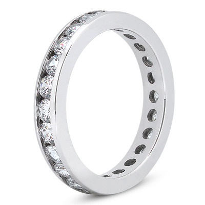 1.20 ct. Diamond Eternity Wedding Band 3 thumbnail 2