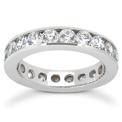 2.55 ct. Diamond Eternity Wedding Band