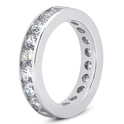 2.55 ct. Diamond Eternity Wedding Band thumbnail 2