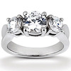 Round Cut Three Stone Diamond Engagement Ring (1.00 ct.tw.)