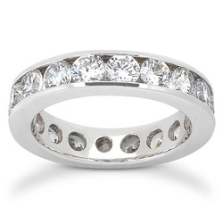 3.20 ct. Diamond Eternity Wedding Band thumbnail 1