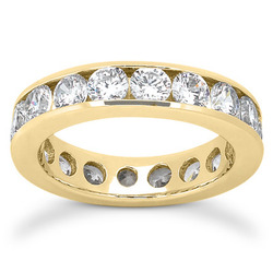 3.20 ct. Diamond Eternity Wedding Band thumbnail 3