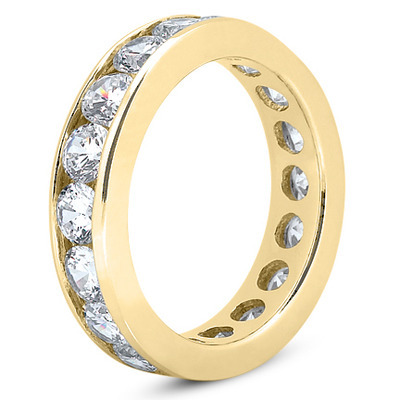 3.40 ct. Diamond Eternity Wedding Band 6 thumbnail 4