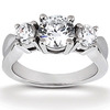 Round Cut Three Stone Diamond Engagement Ring (0.70 ct.tw.)