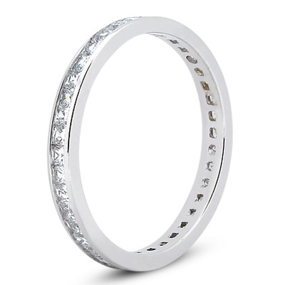 0.93 ct. tw. Diamond Eternity Wedding Band 1 - view 2