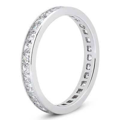 1.60 ct. Diamond Eternity Wedding Band 1 - view 2