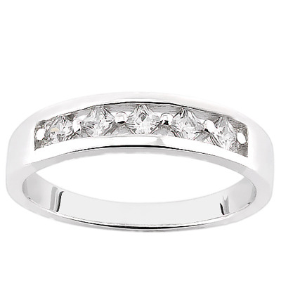0.35 ct. tw. Princesss Cut Diamond Wedding Band - view 1