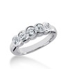 Bezel Set Five-Stone Women Diamond Ring (1 ct. tw)