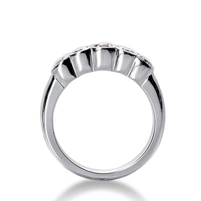 Bezel Set Five-Stone Women Diamond Ring (1 ct. tw) thumbnail 2