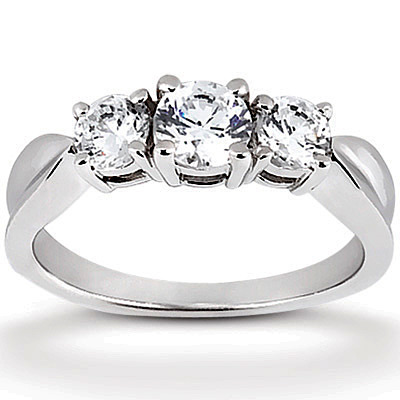Three Stone Diamond Engagement Ring (0.50 ct.tw.)