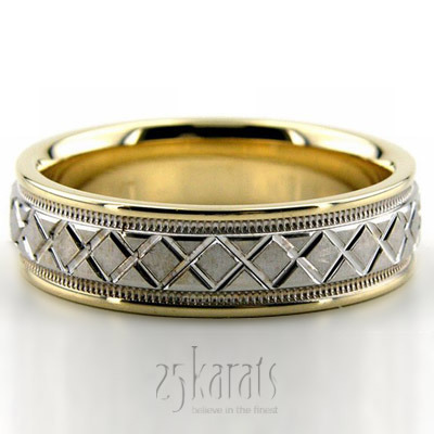 Two Tone Wedding Band - view 1 of 1