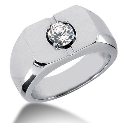 0.50 ct. Solitaire Diamond Men's Band - view 1