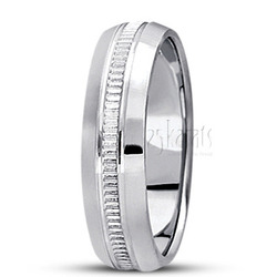 Fine Two-Tone Basic Design Wedding Ring  thumbnail 3