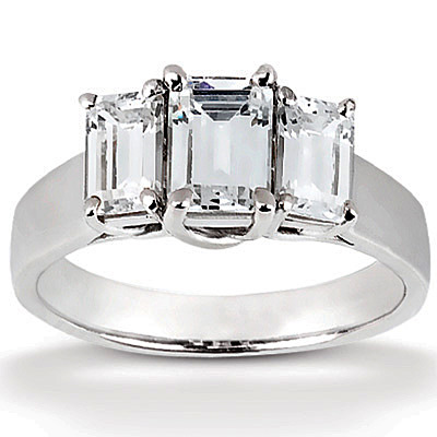 0 CT Diamond Engagement Ring 6 - view 1