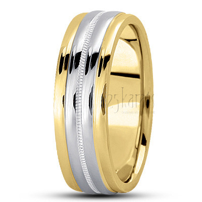 Extravagant Step Edge Basic Design Wedding Ring  - view 6 thumbnail