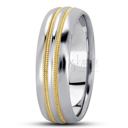 High Polished Milgrain Basic Design Wedding Band