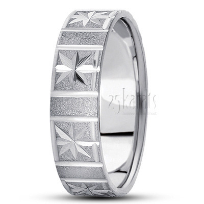 Custom Stoned Basic Designer Wedding Band - main view thumbnail