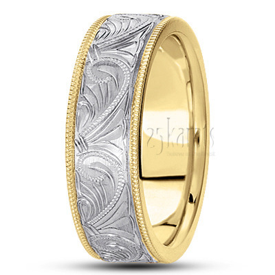Bestseller Hand Engraved Fancy Wedding Ring 