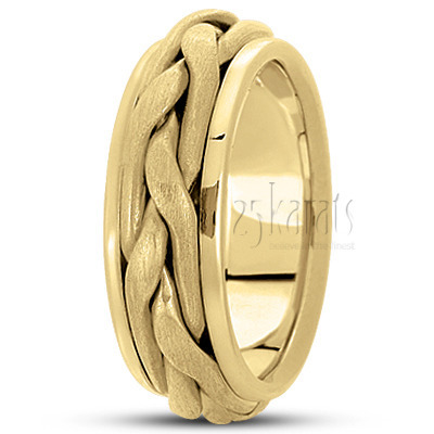 Traditional Hand Woven Wedding Ring 