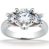 Round Cut Three Stone Diamond Engagement Ring (1.06 ct.tw.)
