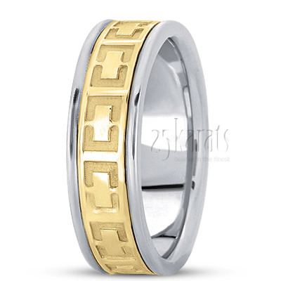 Contemporary Handmade Wedding Ring  - view 3