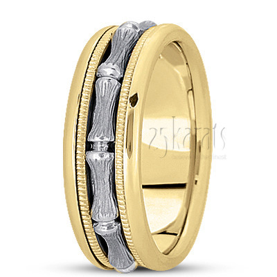 Refined Modern Handmade Wedding Band  - view 4 thumbnail