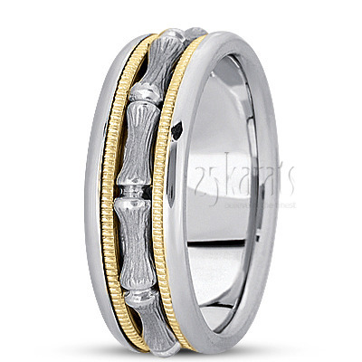 Refined Modern Handmade Wedding Band  - view 5 thumbnail