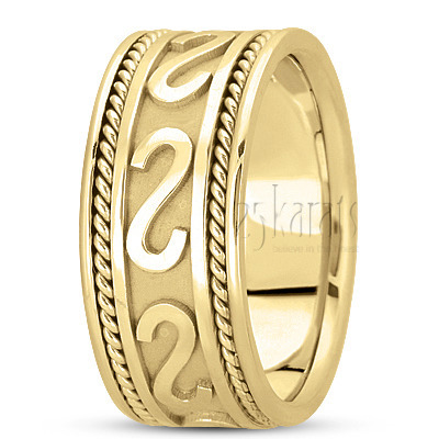 Attractive Braided Celtic Wedding Band  1 - view 3 thumbnail