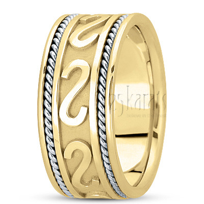 Attractive Braided Celtic Wedding Band  1 - view 4
