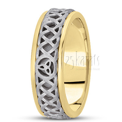 Chain With Triquetra Celtic Wedding Band  - view 4 of 4