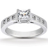 Princess Cut Diamond Accented Engagement Ring (0.18 ct. t.w.)