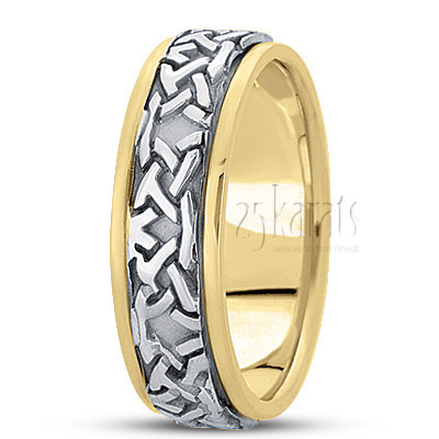 Exclusive Embossed Celtic Wedding Band  - view 4 of 4