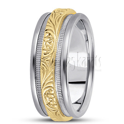 Extravagant Antique Handcrafted Wedding Band 