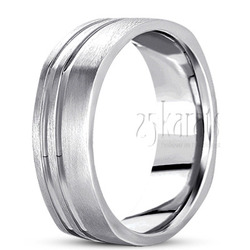 Traditional Four Sided Wedding Ring  - view 2 thumbnail