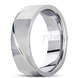 Bestseller Diagonal Cut Square Wedding Ring 