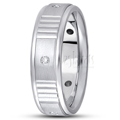 Classic Diamond Wedding Band  - main view