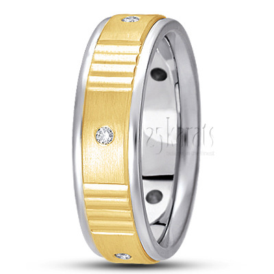 Classic Diamond Wedding Band  - view 3