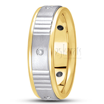 Classic Diamond Wedding Band  - view 4