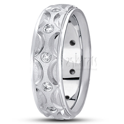 Exquisite Diamond Wedding Ring  - view 2