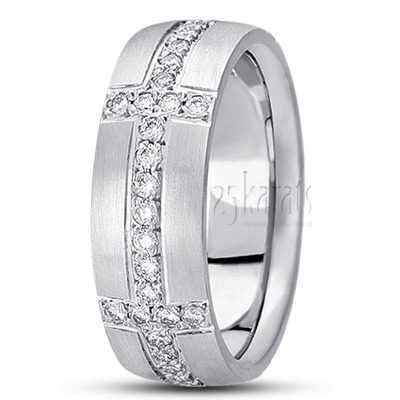 Diamond Classic Round Wedding Band