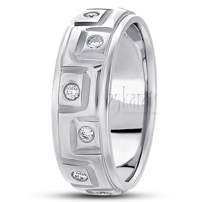 Exquisite Diamond Wedding Ring  1 - main view