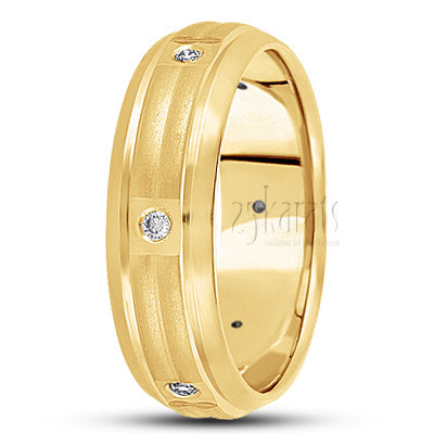 Fine Diamond Wedding Band  - view 3 thumbnail